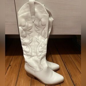 White Cowboy boots